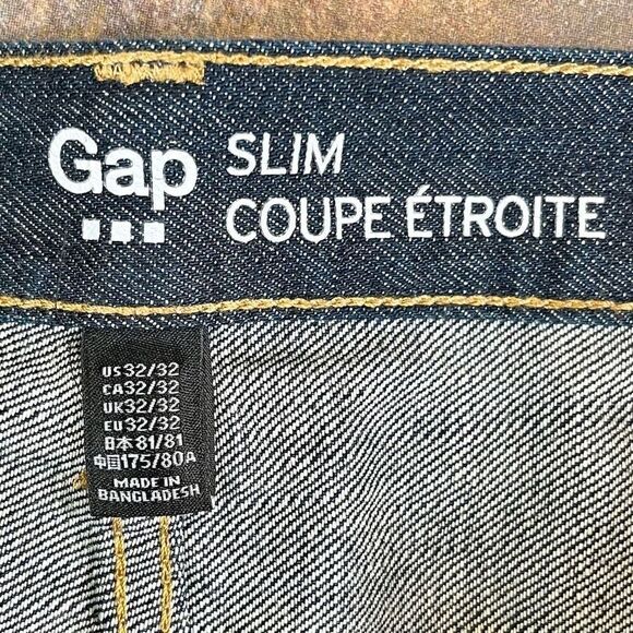 Gap Men’s Slim Denim Jeans 32/32 - Picture 5 of 8